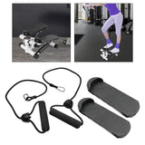 Maxbell 2Pcs Stair Stepper Pedals Parts AntiSlip Replacement for Office Home Outdoor Black