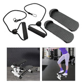 Maxbell 2Pcs Stair Stepper Pedals Parts AntiSlip Replacement for Office Home Outdoor Black