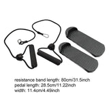 Maxbell 2Pcs Stair Stepper Pedals Parts AntiSlip Replacement for Office Home Outdoor Black