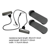 Maxbell 2Pcs Stair Stepper Pedals Parts AntiSlip Replacement for Office Home Outdoor Grey