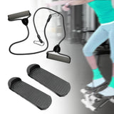 Maxbell 2Pcs Stair Stepper Pedals Parts AntiSlip Replacement for Office Home Outdoor Grey