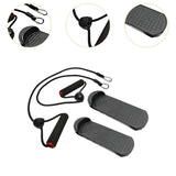 Maxbell 2Pcs Stair Stepper Pedals Parts AntiSlip Replacement for Office Home Outdoor Black and Red