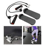 Maxbell 2Pcs Stair Stepper Pedals Parts AntiSlip Replacement for Office Home Outdoor Black and Red