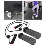 Maxbell 2Pcs Stair Stepper Pedals Parts AntiSlip Replacement for Office Home Outdoor Black and Red