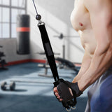 Maxbell Tricep Rope Cable Attachment Handle Fitness Exercise Handle for Gym Crunches