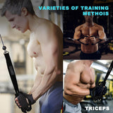 Maxbell Tricep Rope Cable Attachment Handle Fitness Exercise Handle for Gym Crunches