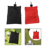 Maxbell Golf Ball Bag Golfers Gift Golf Ball Organizer for Outdoor Activities Adults Red