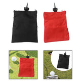 Maxbell Golf Ball Bag Golfers Gift Golf Ball Organizer for Outdoor Activities Adults Red