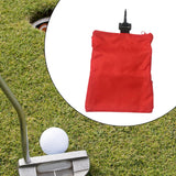 Maxbell Golf Ball Bag Golfers Gift Golf Ball Organizer for Outdoor Activities Adults Red