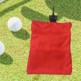 Maxbell Golf Ball Bag Golfers Gift Golf Ball Organizer for Outdoor Activities Adults Red