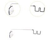 Maxbell Cycling Rear View Mirror Eyeglass Mount Eyeglass Mirror for Cycling Eyeglass