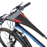 Maxbell Bicycle Trainer Sweat Net Strap 2 Layer Absorbs Sweat Bike Frame Sweat Guard Red
