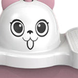 Maxbell Pogo Jumper with Light Girls High Jumping Toy for Games Garden Body Training Pink