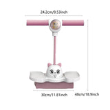 Maxbell Pogo Jumper with Light Girls High Jumping Toy for Games Garden Body Training Pink