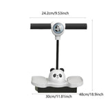 Maxbell Pogo Jumper with Light Girls High Jumping Toy for Games Garden Body Training Black