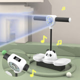 Maxbell Pogo Jumper with Light Girls High Jumping Toy for Games Garden Body Training Black