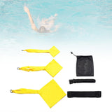 Maxbell Swim Parachute with Belt Strap Swim Exerciser for Agility Athletes Women Men