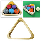 Maxbell Pool Table Triangle Ball Rack Wooden for Billiard Room Home Game Indoor Game