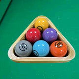 Maxbell Pool Table Triangle Ball Rack Wooden for Billiard Room Home Game Indoor Game