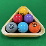 Maxbell Pool Table Triangle Ball Rack Wooden for Billiard Room Home Game Indoor Game