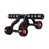 Maxbell 4 Wheel Abdominal Roller Body Building Abdominal Exercise Core Strengthening