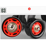 Maxbell 4 Wheel Abdominal Roller Body Building Abdominal Exercise Core Strengthening