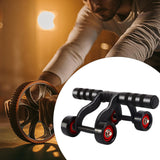 Maxbell 4 Wheel Abdominal Roller Body Building Abdominal Exercise Core Strengthening
