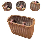 Maxbell Childrens Bike Basket Woven Front Handlebar Basket for Riding Camping Picnic
