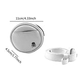 Maxbell PU Leather Golf Bag Golf Accessory for 4Pcs Balls & 4Pcs Tees Outdoor Sports White