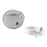 Maxbell PU Leather Golf Bag Golf Accessory for 4Pcs Balls & 4Pcs Tees Outdoor Sports White