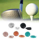 Maxbell PU Leather Golf Bag Golf Accessory for 4Pcs Balls & 4Pcs Tees Outdoor Sports White