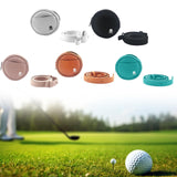 Maxbell PU Leather Golf Bag Golf Accessory for 4Pcs Balls & 4Pcs Tees Outdoor Sports White