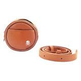 Maxbell PU Leather Golf Bag Golf Accessory for 4Pcs Balls & 4Pcs Tees Outdoor Sports Brown