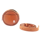 Maxbell PU Leather Golf Bag Golf Accessory for 4Pcs Balls & 4Pcs Tees Outdoor Sports Brown