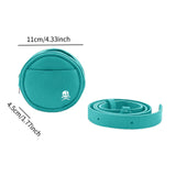 Maxbell PU Leather Golf Bag Golf Accessory for 4Pcs Balls & 4Pcs Tees Outdoor Sports Cyan