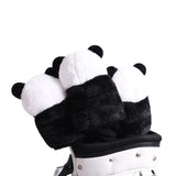 Maxbell Soft Plush Panda Golf Wood Driver Headcover Sleeve for Men Women Golfer Gift