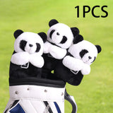 Maxbell Soft Plush Panda Golf Wood Driver Headcover Sleeve for Men Women Golfer Gift