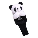 Maxbell Soft Plush Panda Golf Wood Driver Headcover Sleeve for Men Women Golfer Gift