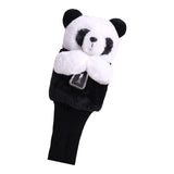 Maxbell Soft Plush Panda Golf Wood Driver Headcover Sleeve for Men Women Golfer Gift