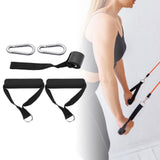 Maxbell 2 Pieces Gym Exercise Handles Non Slip for Workout Strength Training Pilates