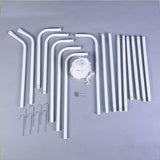 Maxbell Soccer Goal Portable Training Fun Football Net for Garden Communities Indoor 213cmx150cmx75cm