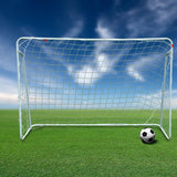 Maxbell Soccer Goal Portable Training Fun Football Net for Garden Communities Indoor 213cmx150cmx75cm