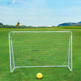 Maxbell Soccer Goal Portable Training Fun Football Net for Garden Communities Indoor 213cmx150cmx75cm