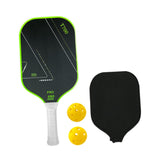 Maxbell Carbon Fiber Pickleball Paddle Racquet for Outdoor Sports Men Women Exercise Green