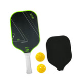 Maxbell Carbon Fiber Pickleball Paddle Racquet for Outdoor Sports Men Women Exercise Green