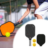 Maxbell Carbon Fiber Pickleball Paddle Racquet for Outdoor Sports Men Women Exercise Grey Red