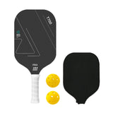 Maxbell Carbon Fiber Pickleball Paddle Racquet for Outdoor Sports Men Women Exercise White