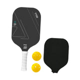 Maxbell Carbon Fiber Pickleball Paddle Racquet for Outdoor Sports Men Women Exercise White
