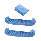 Maxbell 2Pcs Ice Skate Guards Ice Skating Protector for Ice Skates Winter Sports Men Blue