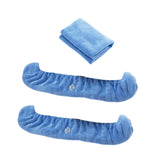 Maxbell 2Pcs Ice Skate Guards Ice Skating Protector for Ice Skates Winter Sports Men Blue